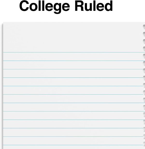 STAPLES Spiral Notebooks, 1-Subject College Ruled Paper, 5 x 7.75 Inch, 80-Sheets, 3-Pack, Assorted Colors - Image 4